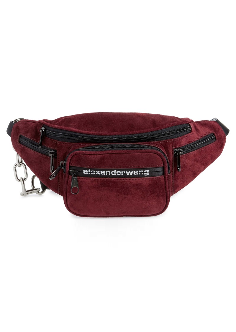 suede fanny pack