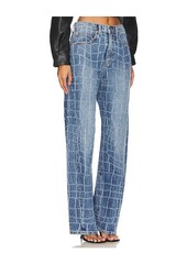 Alexander Wang Balloon Jean Croc Rip