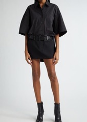 Alexander Wang Belted Hybrid Mini Shirtdress