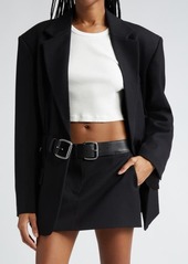 Alexander Wang Belted Wool Blazer