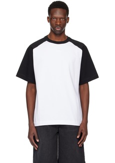 Alexander Wang Black & White Embossed T-Shirt