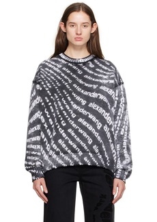 Alexander Wang Black & White Printed Sweater