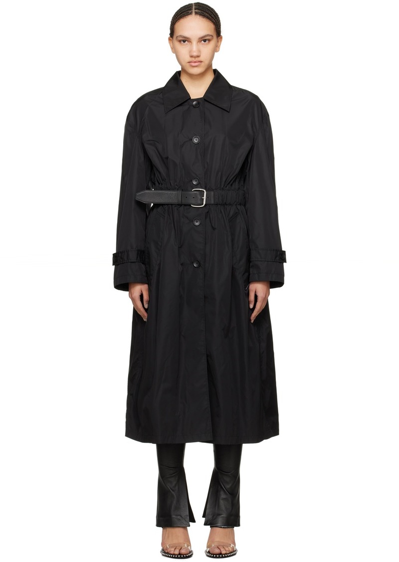 Alexander Wang Black Belted Trench Coat