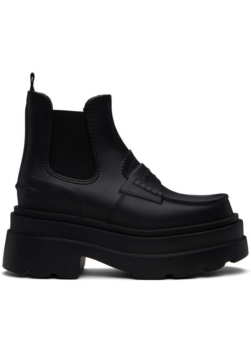 Alexander Wang Black Carter 75mm Ankle Platform Rain Boots