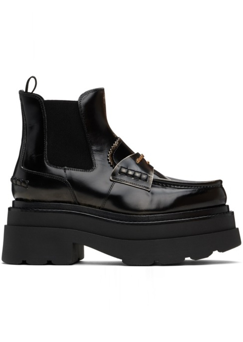 Alexander Wang Black Carter Platform Boots