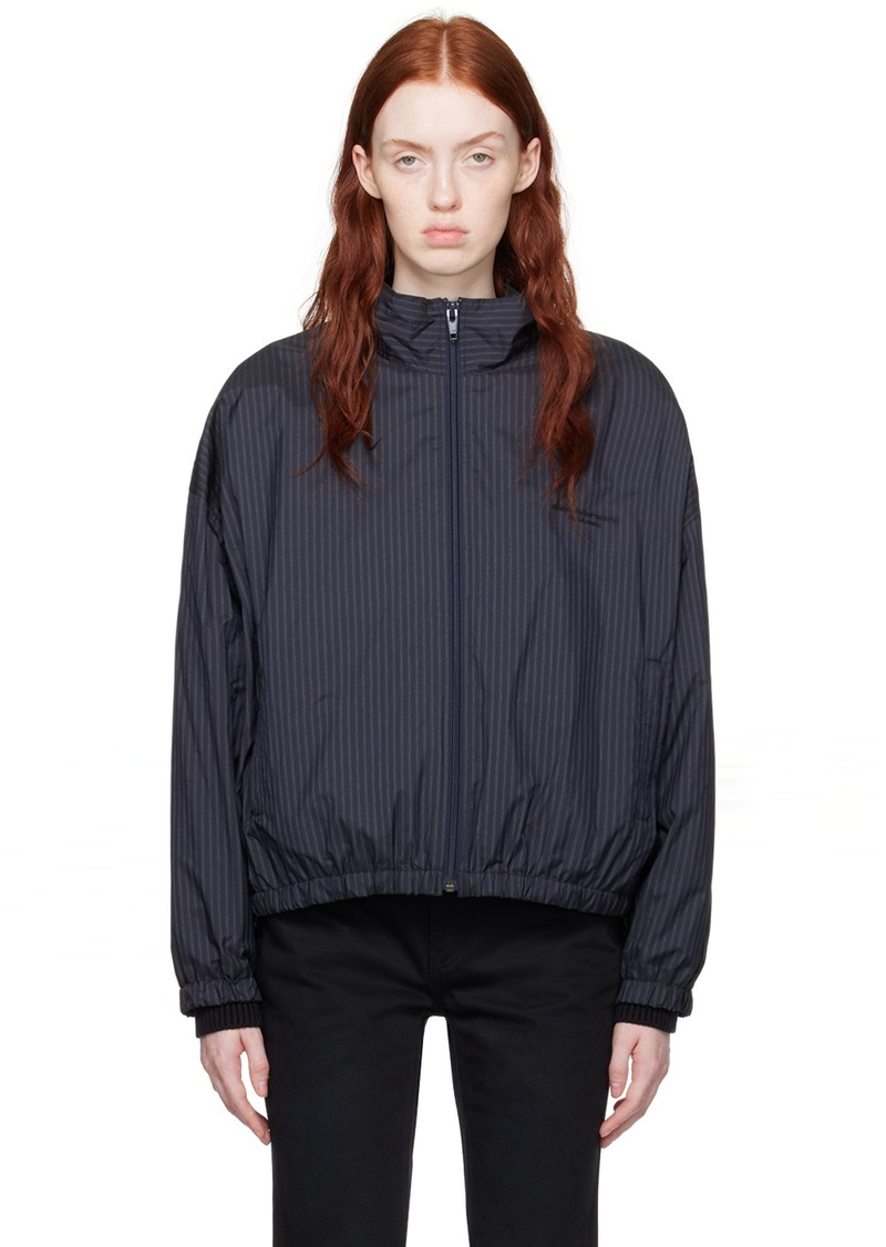 Alexander Wang Black Coaches Track Jacket