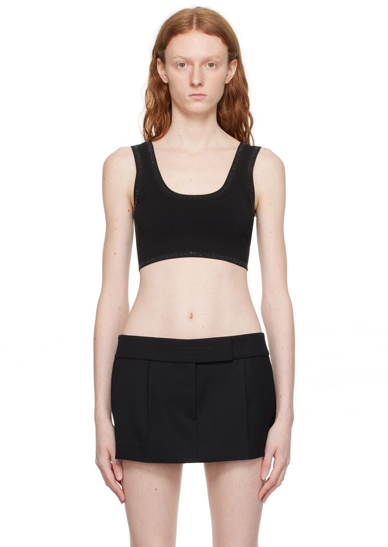 Alexander Wang Black Crystal Camisole