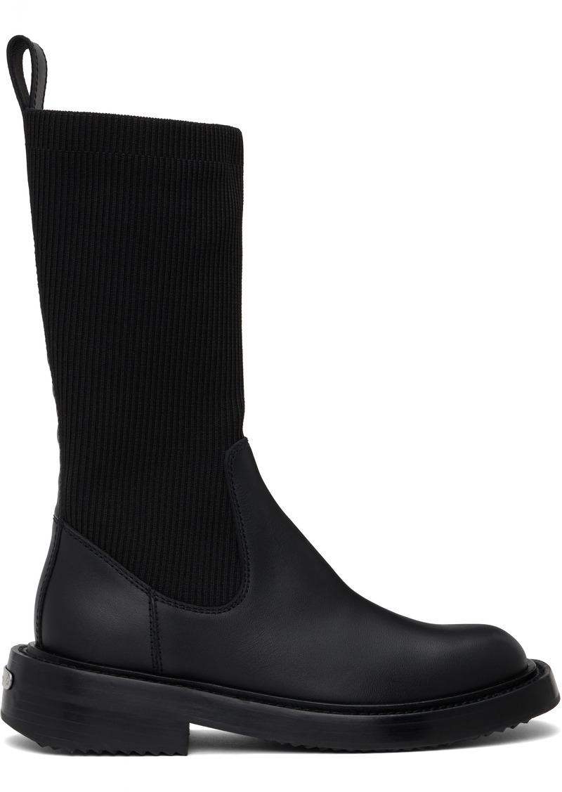 Alexander Wang Black Detroit Sock Boots