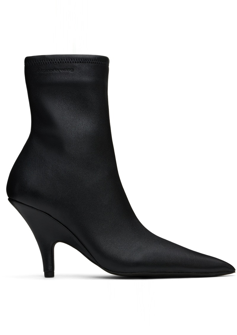 Alexander Wang Black Diablo Ankle Boots