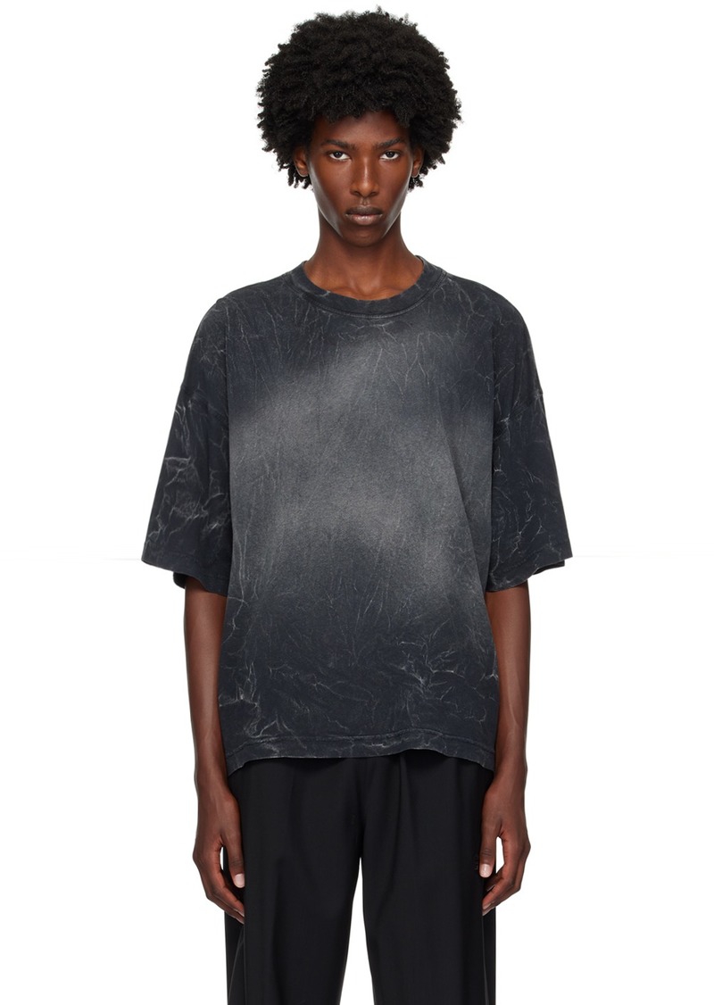 Alexander Wang Black Distressed T-Shirt