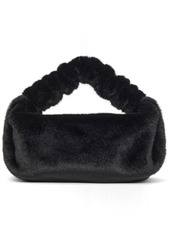 Alexander Wang Black Faux-Fur Small Scrunchie Bag