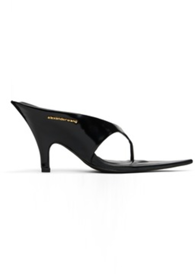 Alexander Wang Black Irina Pointy Toe Heeled Sandals