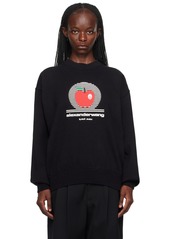 Alexander Wang Black NY Apple Sweater