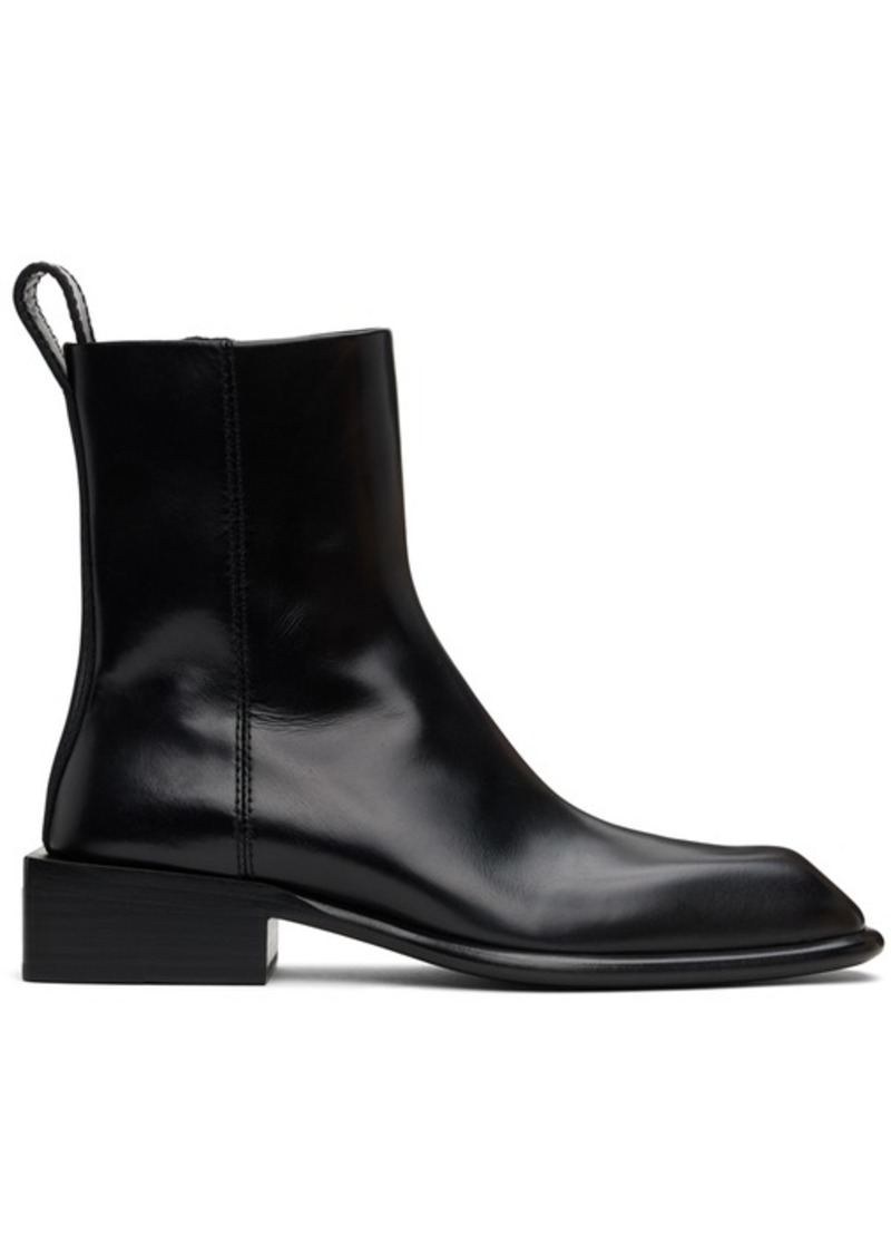 Alexander Wang Black Throttle Ankle Boots