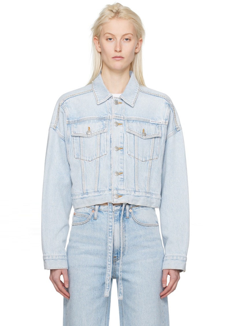 Alexander Wang Blue Cinch Jacket