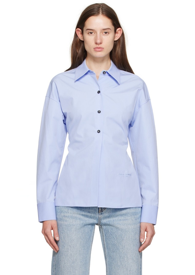 Alexander Wang Blue Paneled Shirt