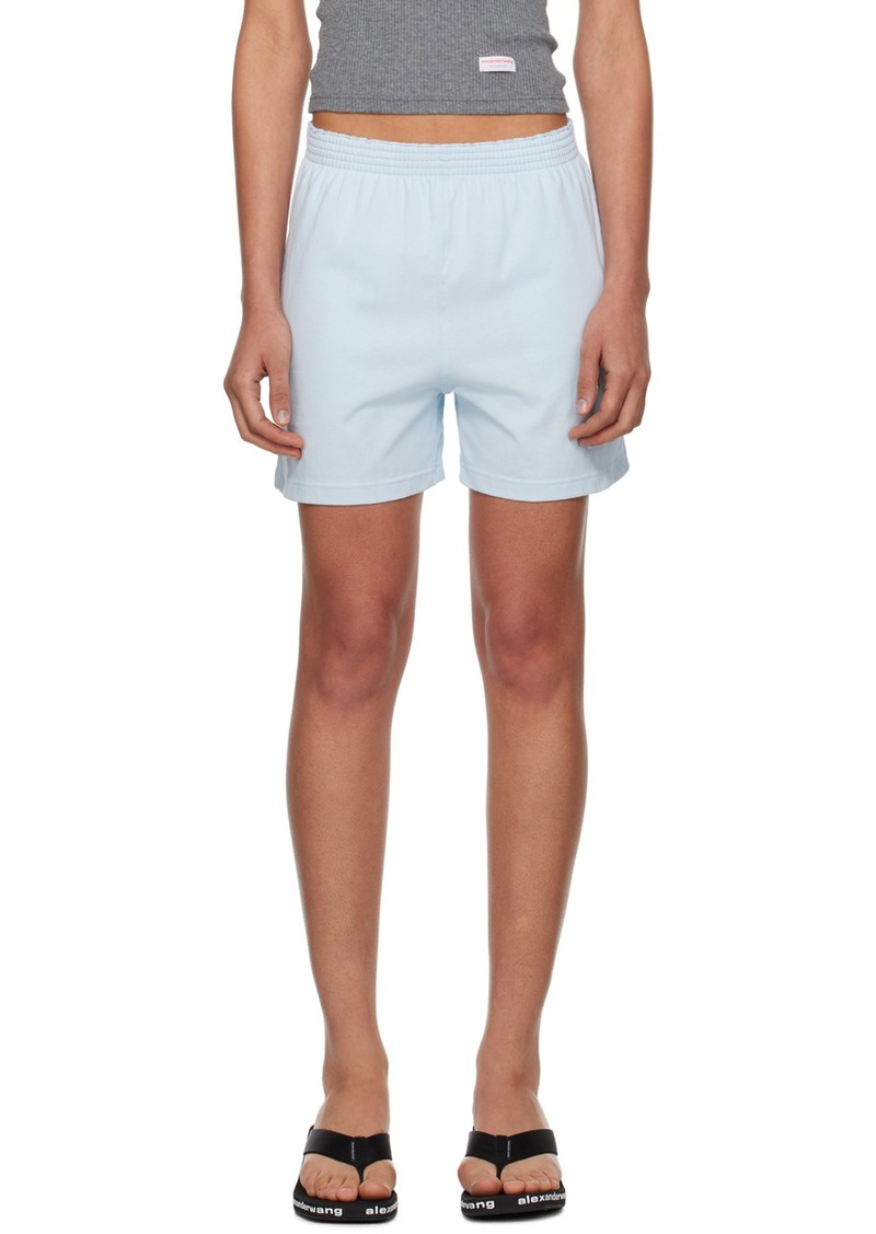 Alexander Wang Blue Relaxed-Fit Shorts