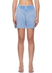 Alexander Wang Blue Relaxed-Fit Shorts