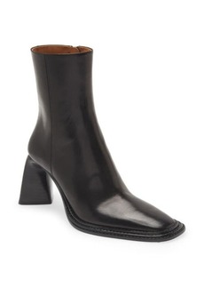 Alexander Wang Booker Square Toe Bootie in 001 Black at Nordstrom