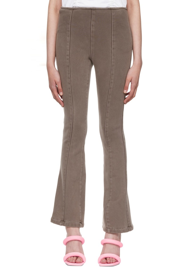 Alexander Wang Brown Slim Trousers