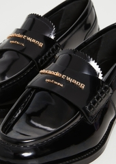 Alexander Wang Carter Logo Letters Loafers