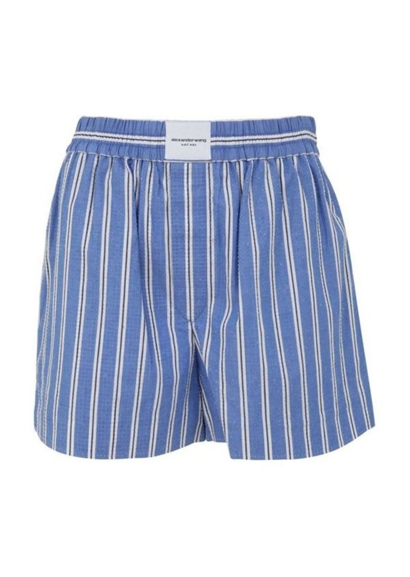 ALEXANDER WANG CLASSIC BOXER WITH CLEAR BEAD HOTFIX CLOTHING