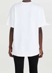 Alexander Wang Classic Short Sleeve Tee with Lipstick Graphic