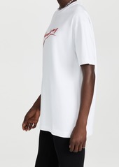 Alexander Wang Classic Short Sleeve Tee with Lipstick Graphic