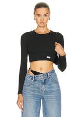 Alexander Wang Crewneck Long Sleeve Tee