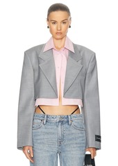 Alexander Wang Cropped Blazer