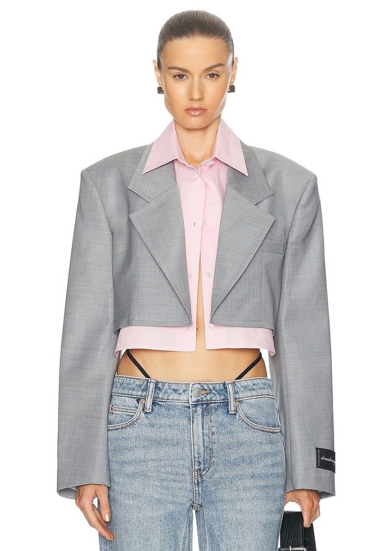 Alexander Wang Cropped Blazer