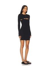 Alexander Wang Cropped Cardigan With Cami Mini Dress Twin Set