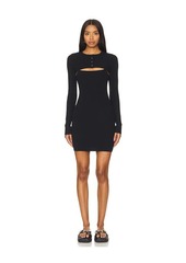 Alexander Wang Cropped Cardigan With Cami Mini Dress Twin Set