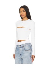 Alexander Wang Cropped Cardigan With Cami Tank Twin Set