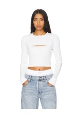 Alexander Wang Cropped Cardigan With Cami Tank Twin Set