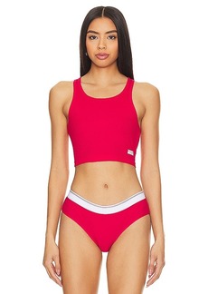 Alexander Wang Cropped Racer Tank