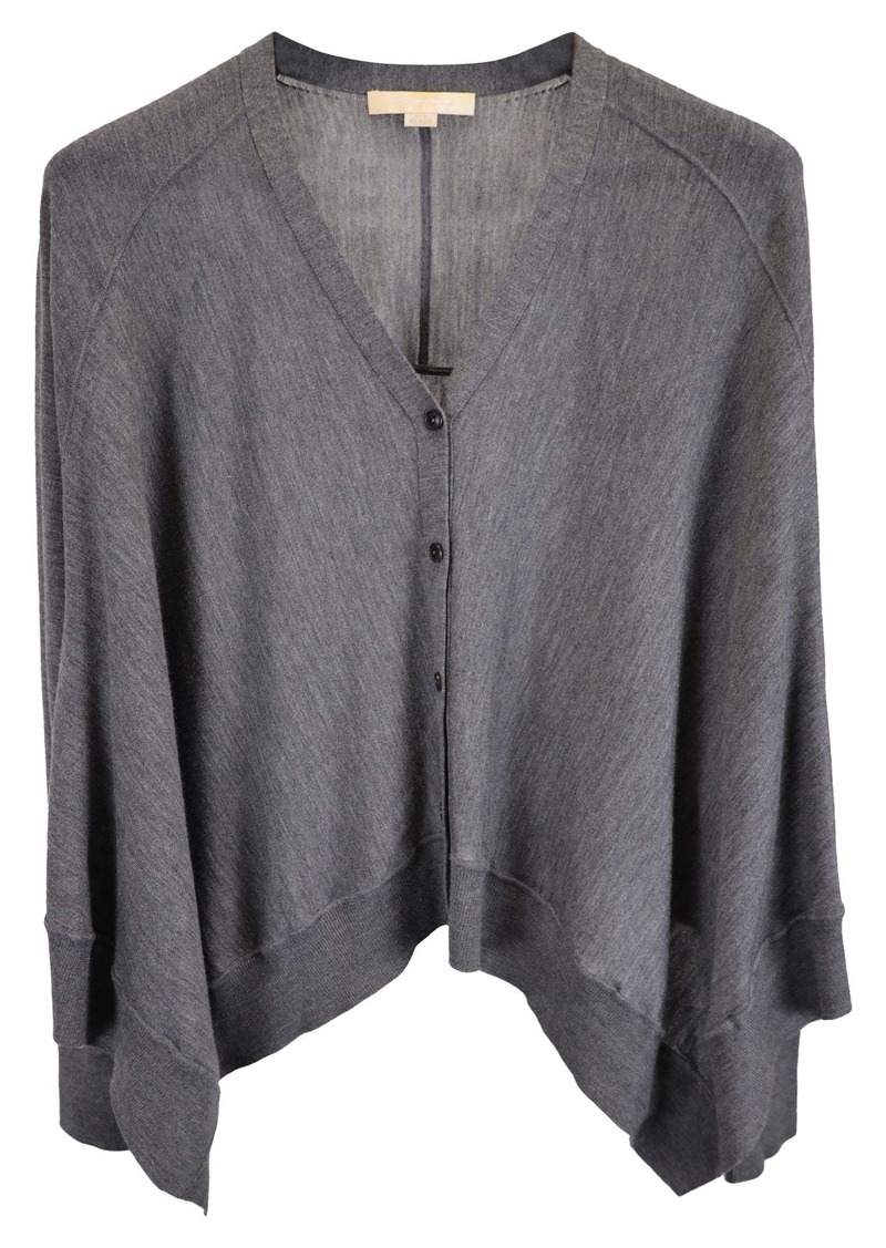 Alexander Wang Dolman Sleeve Cardigan in Grey Wool