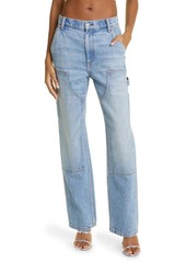 Alexander Wang EZ Slouch Carpenter Straight Leg Jeans