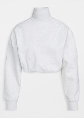 Alexander Wang Funnel Neck Pullover with Allover Embroidery