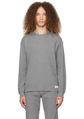 Alexander Wang Gray Patch Sweatshirt