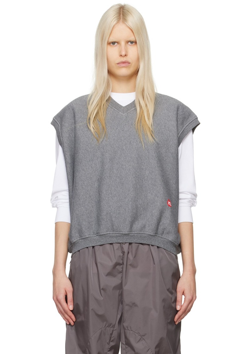 Alexander Wang Gray V-Neck Vest