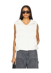 Alexander Wang Jacquard Channel Cropped Puffer Vest