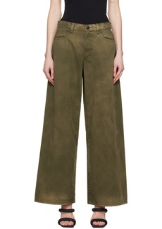 Alexander Wang Khaki Five-Pocket Trousers