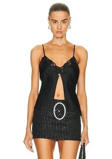 Alexander Wang Lace Butterfly Cami Top