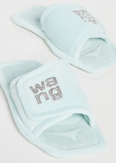 Alexander Wang Lana Padded Logo Slippers