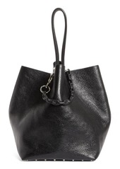 Alexander Wang Large Roxy Covered Chain Leather Bucket Bag in Black at Nordstrom