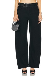 Alexander Wang Leather Belted Balloon Jean