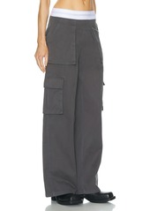 Alexander Wang Mid Rise Cargo Rave Pant