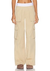 Alexander Wang Mid Rise Cargo Rave Pant