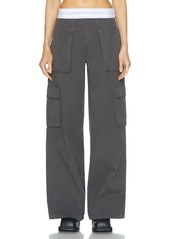 Alexander Wang Mid Rise Cargo Rave Pant